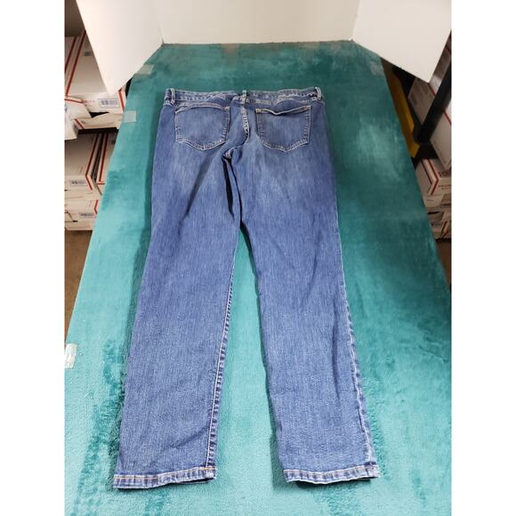 Tommy Hilfiger Jeans Size 14 Womens Blue Pants Stretch Mid Rise Amherst Skinny - Picture 10 of 13
